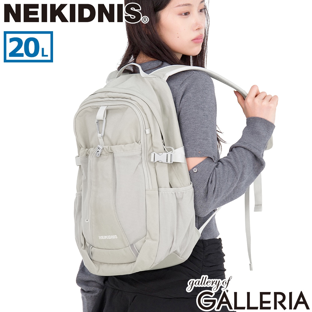NEIKIDNIS ネイキドニス リュック バックパック 女子高生 部活 サイズ PC A4 20L CARABINER MESH BACKPACK NB55ABG020