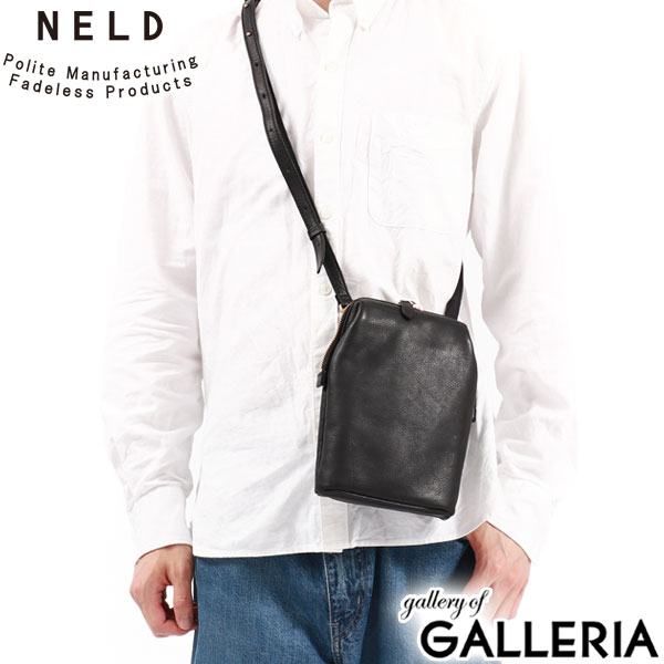 ネルド ショルダーバッグ NELD ROLL ロール 斜めがけ バッグ 縦型 ミニショルダー 小さめ 本革 レザー 口金 スリム 薄型 軽量 日本製 メンズ レディース FW611