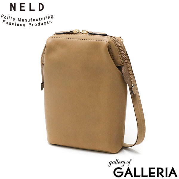 ネルド ショルダーバッグ NELD ROLL ロール 斜めがけ バッグ 縦型 ミニショルダー 小さめ 本革 レザー 口金 スリム 薄型 軽量 日本製 メンズ レディース FW611