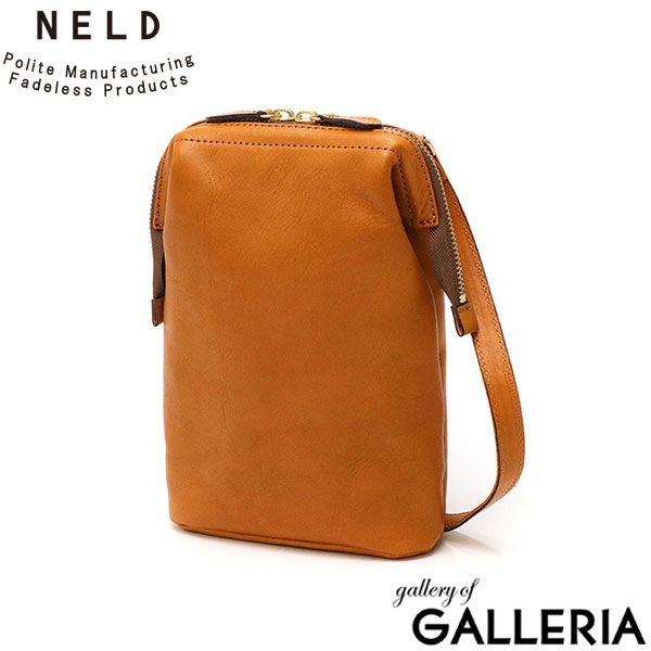 ネルド ショルダーバッグ NELD ROLL ロール 斜めがけ バッグ 縦型 ミニショルダー 小さめ 本革 レザー 口金 スリム 薄型 軽量 日本製 メンズ レディース FW611