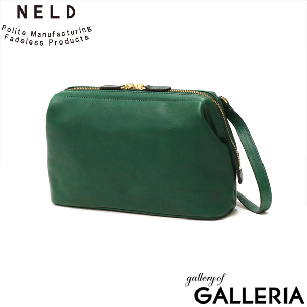 ネルド ショルダーバッグ NELD ROLL ロール 斜めがけ バッグ 横型 ミニショルダー 小さめ 本革 レザー 口金 スリム 薄型 軽量 日本製 メンズ レディース FW612