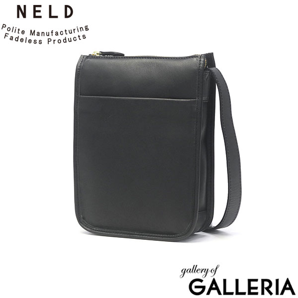ネルド ショルダーバッグ メンズ レディース 斜めがけバッグ 大人 軽量 ブランド NELD ミニショルダーバッグ 斜めがけ かっこいい 革 本革 小さめ 上品 黒 牛革 おしゃれ 日本製 SMOOTH スムース HN841