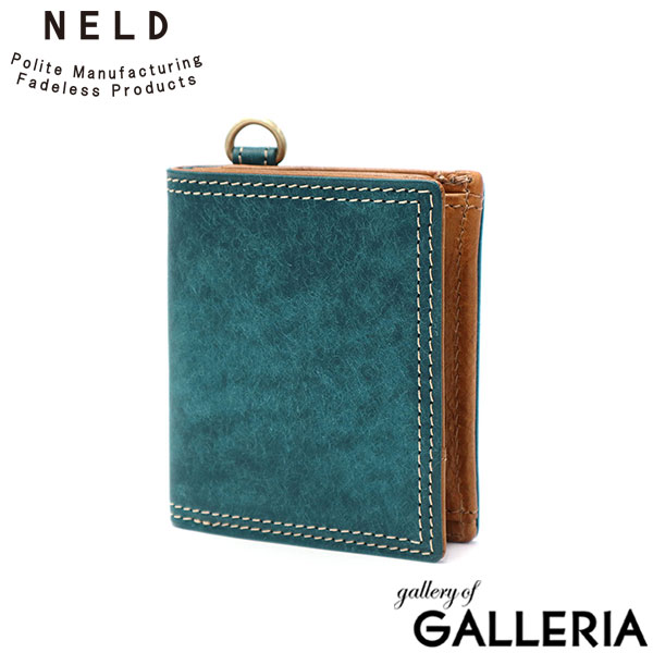 ネルド 二つ折り財布 メンズ レディース ブランド 本革 NELD 財布 革 牛革 カード カード収納 おしゃれ 使いやすい 小銭入れあり 小銭入れ ミニ財布 二つ折り ミニウォレット ウォレット 折り財布 PUEBRO AN281