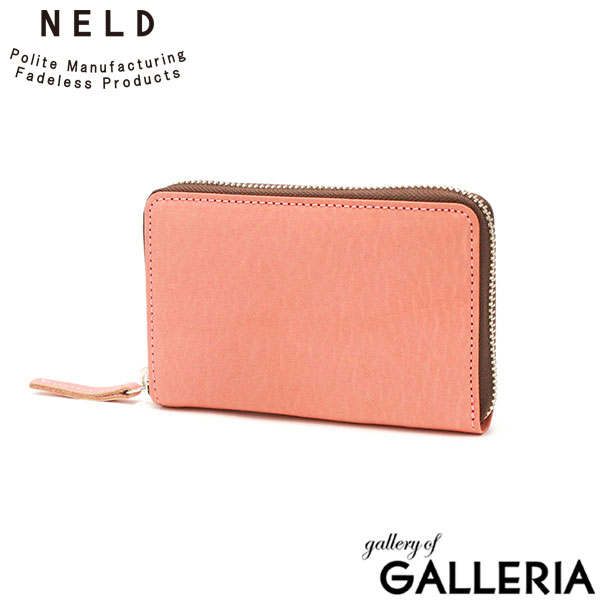 ネルド 財布 二つ折り財布 メンズ レディース NELD 二つ折 本革 牛革 レザー BOX型 小銭入れ カード入れ カード ブランド ラウンドファスナー 草木染め 日本製 BOTANICAL ラウンドミドル財布 AN290