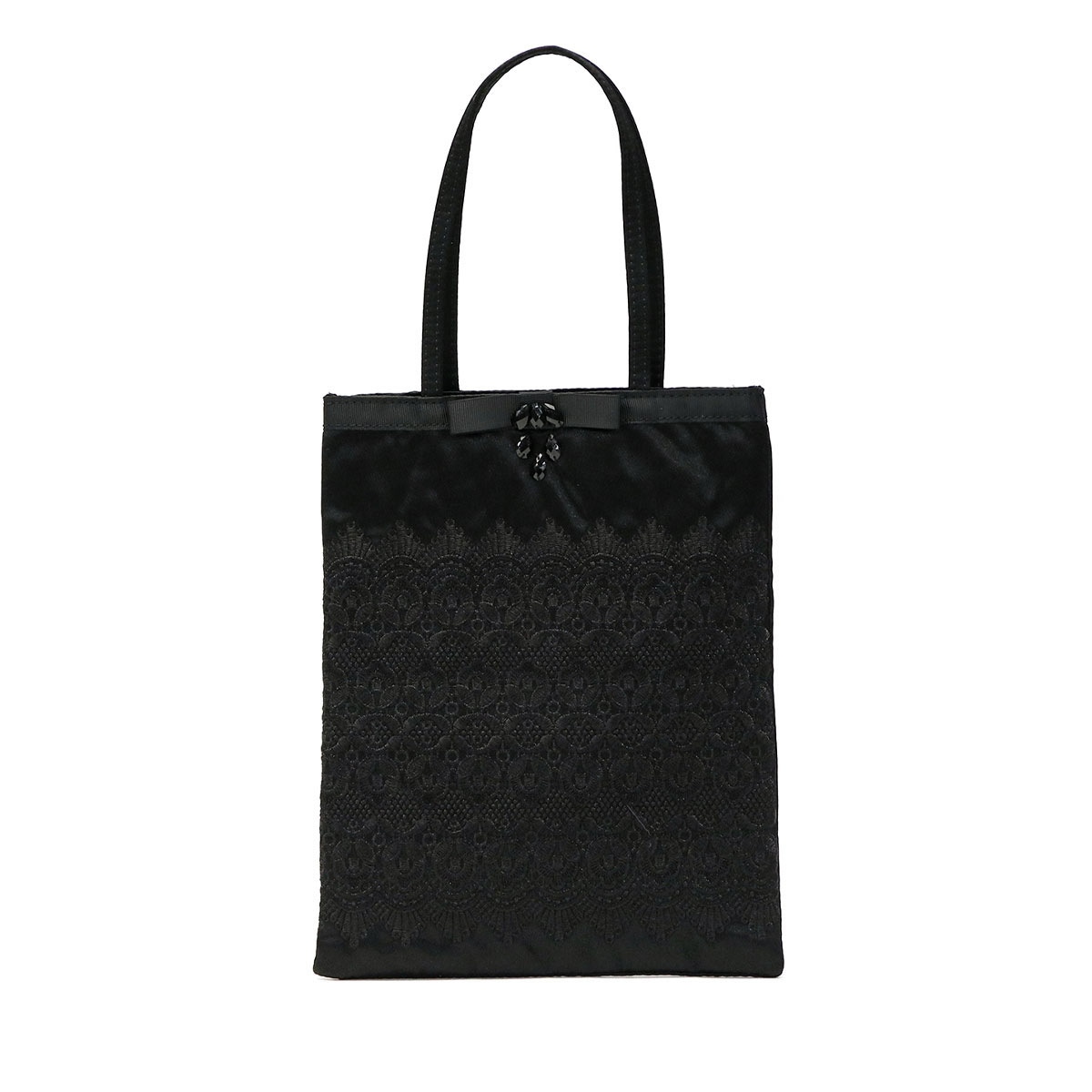 ノクチルカ パーティーバッグ NOCTILUCA 結婚式 入学式 サブバッグ 卒業式 フォーマルバッグ パーティー ハンドバッグ トート トートバッグ 刺繍 レース A5 縦型 縦長 冠婚葬祭 お食事会 レディース 12122