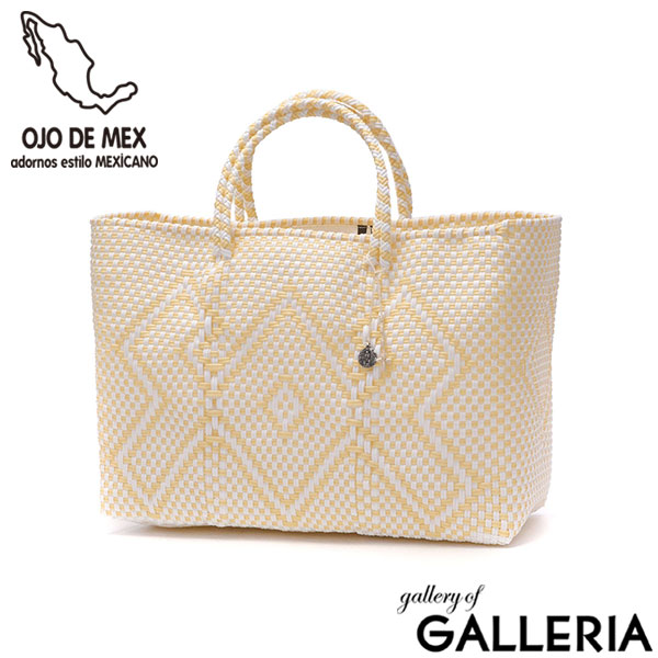 OJO DE MEX トートバッグ かごバッグ レディース A4 大きめ オホ デ メックス 軽量 軽い ブランド かわいい ビニール ビニール製 カゴバッグ 夏 春 メルカドバッグ トート バッグ Plastico CAGO Tote chico