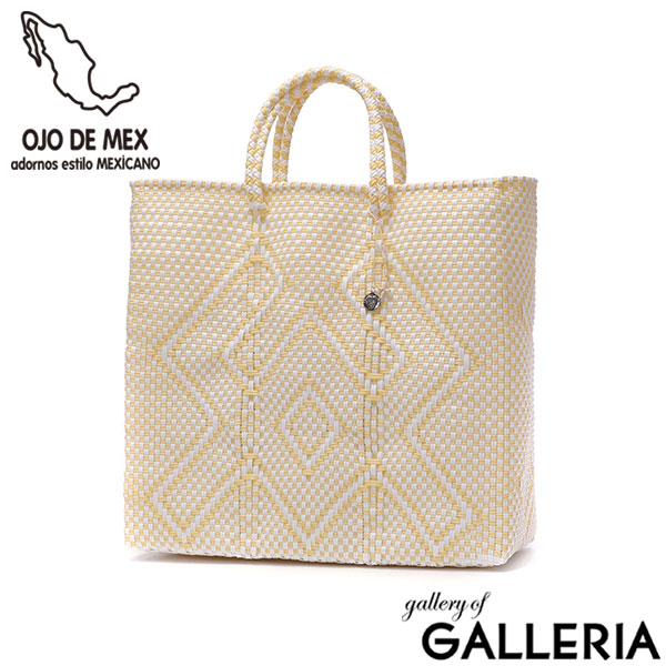 OJO DE MEX トートバッグ かごバッグ レディース 大きめ A4 オホ デ メックス 軽量 軽い ブランド かわいい ビニール ビニール製 紐 カゴバッグ 黒 夏 春 メルカドバッグ トート バッグ Plastico CAGO Tote Regular