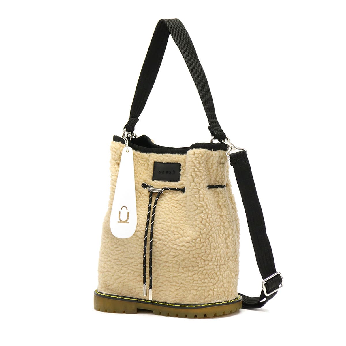 オケル トートバッグ OKERU トート DB-2TYPE 2WAY巾着ショルダー ミニトートバッグ ショルダーバッグ 斜めがけ 肩掛け 巾着バッグ ショルダー 自立 シューズ型 ブランド バッグ 日本製 レディース DB-2TYPE