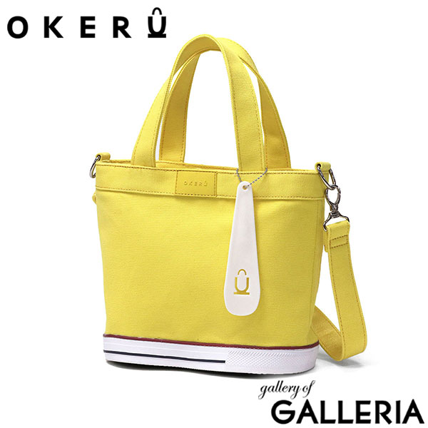 オケル トートバッグ レディース メンズ キャンバス ミニ ファスナー付き 小さめ OKERU バッグ カジュアル かわいい 自立 自立する 2WAY シューズバッグ A5 2WAYトートバッグ 斜めがけ コットン TYPE-C OKMG5ST1