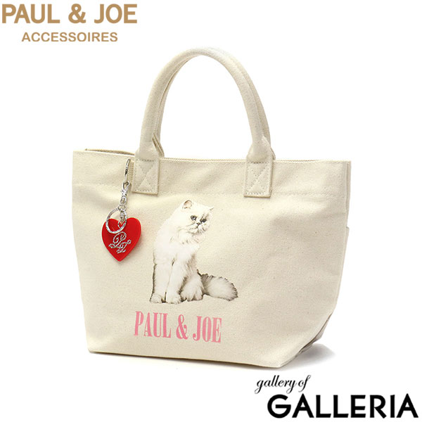 ポールアンドジョーアクセソワ トートバッグ PAUL＆JOE ACCESSOIRES キャンバス・フォトプリント ミニトート サブバッグ ランチトート ミニ キャンバストート 軽量 軽い A5 キャンバス レディース ねこ 猫 PJA-B822