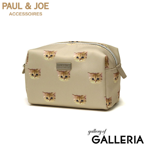 PAUL＆JOE ACCESSOIRES ポーチ 小物入れ ブランド かわいい おしゃれ 高校生 ポール&ジョーアクセソワ レディース オシャレ 可愛い 化粧ポーチ 自立 コンパクト メイク コスメ 小さめ 軽量 猫 ねこ ヌネット総柄 PJA-P962