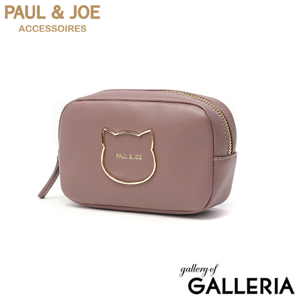 PAUL＆JOE ACCESSOIRES ポーチ 小さめ 可愛い 小物入れ おしゃれ ブランド ポールアンドジョー レディース かわいい オシャレ スクエア 化粧品 コスメ コンパクト 猫 BIG CAT METAL スクエアポーチ PJA-P1275