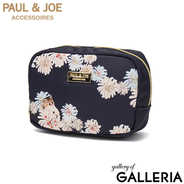 ポールアンドジョー PAUL＆JOE ACCESSOIRES ポーチ おしゃれ 軽量 軽い ヌネット ねこ 花柄 クリザンテーム＆ヌネット PJA-P1352