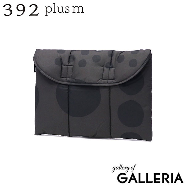 サンキューニプリュスエム クラッチバッグ PCケース レディース ブランド 392plusm 中綿 大人 女性 おしゃれ カジュアル 可愛い かわいい カラー 水玉 撥水 A4 PC 13inch maru clutch bag M Q153