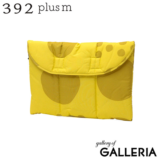 サンキューニプリュスエム クラッチバッグ PCケース レディース ブランド 392plusm 中綿 大人 女性 おしゃれ カジュアル 可愛い かわいい カラー 水玉 撥水 A4 PC 13inch maru clutch bag M Q153