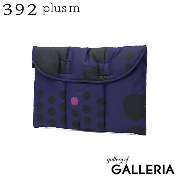 サンキューニプリュスエム クラッチバッグ PCケース レディース ブランド 392plusm 中綿 大人 女性 おしゃれ カジュアル 可愛い かわいい カラー 水玉 撥水 A4 PC 13inch maru clutch bag M Q153