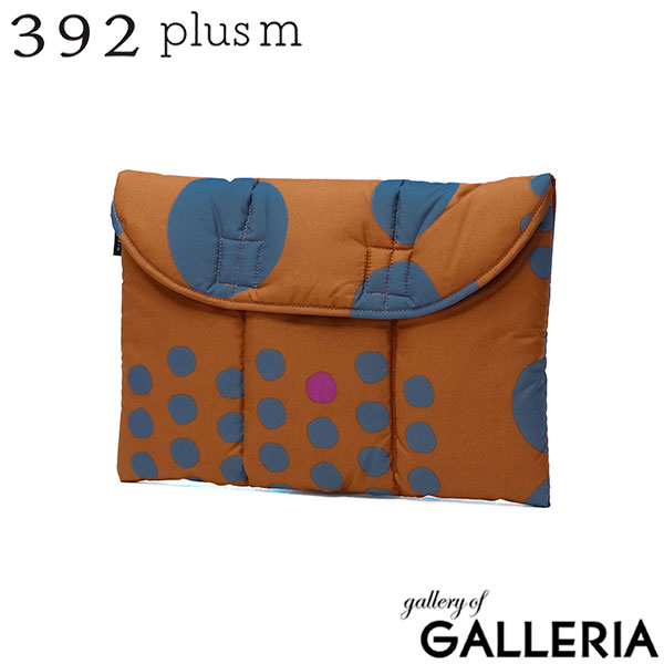 サンキューニプリュスエム クラッチバッグ PCケース レディース ブランド 392plusm 中綿 大人 女性 おしゃれ カジュアル 可愛い かわいい カラー 水玉 撥水 A4 PC 13inch maru clutch bag M Q153