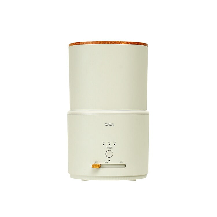正規品1年保証 プリズメイト 加湿器 PRISMATE 上部給水超音波式加湿器 ダブル抗菌 上部給水 超音波 抗菌 スチーム アロマ 上部給水 タイマー付き 卓上 リビング PR-HF064