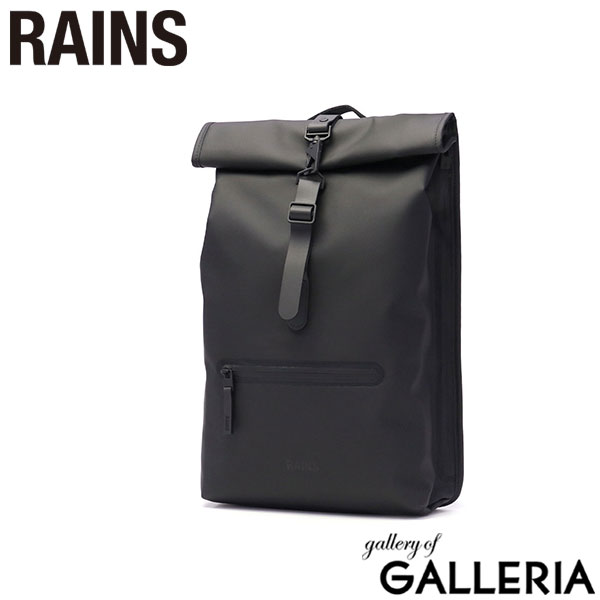 レインズ リュック メンズ レディース ブランド RAINS 通勤 軽量 おしゃれ 撥水 防水 カジュアル B4 A4 13L 通学 旅行 シンプル 大人 ビジカジ ウォータープルーフ リュックサック バックパック Rolltop Rucksack 13320