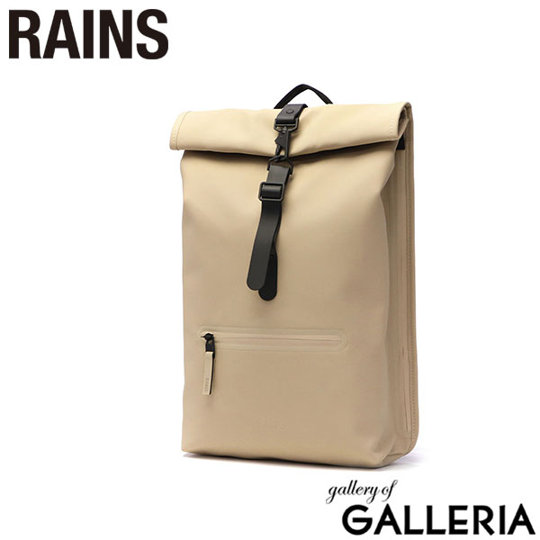 レインズ リュック メンズ レディース ブランド RAINS 通勤 軽量 おしゃれ 撥水 防水 カジュアル B4 A4 13L 通学 旅行 シンプル 大人 ビジカジ ウォータープルーフ リュックサック バックパック Rolltop Rucksack 13320