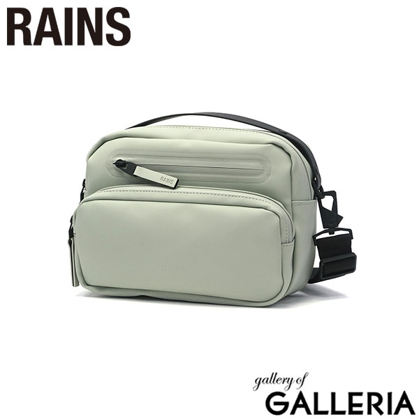 レインズ ショルダーバッグ メンズ レディース 斜めがけバッグ ブランド RAINS ショルダー バッグ 小さめ 小さい A5 斜めがけ 軽量 軽い 撥水 はっ水 2WAY 2WAYバッグ ハンドバッグ 黒 ブラック おしゃれ Cargo Box Bag 14110