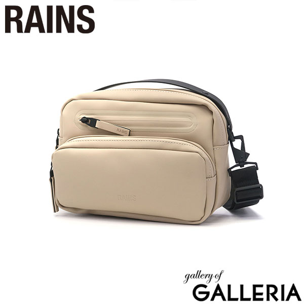 レインズ ショルダーバッグ メンズ レディース 斜めがけバッグ ブランド RAINS ショルダー バッグ 小さめ 小さい A5 斜めがけ 軽量 軽い 撥水 はっ水 2WAY 2WAYバッグ ハンドバッグ 黒 ブラック おしゃれ Cargo Box Bag 14110