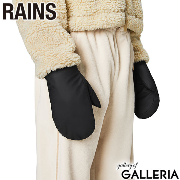 レインズ 手袋 メンズ レディース ブランド RAINS おしゃれ 暖かい フリース 防寒 断熱 防水 冬 リブ編み ミトン グローブ 手ぶくろ フリース手袋 シンプル 軽量 Alta Puffer Mittens W2T3 16070