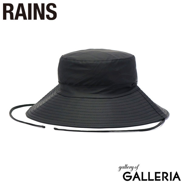 レインズ ハット メンズ レディース 紐付き 帽子 ブーニーハット つば広 軽量 軽い RAINS ブランド 大人 おしゃれ カジュアル 撥水 ステッチ ウォータープルーフ レインウェア アウトドア Boonie Hat W2 20030