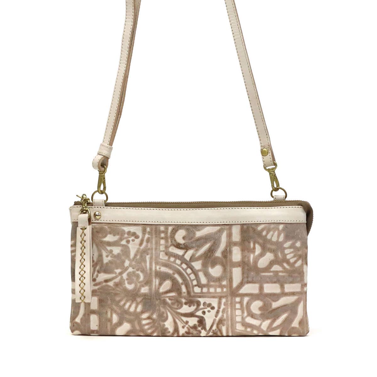 正規品 ロビタ ショルダー robita バッグ batik ショルダーバッグ 斜めがけ 本革 小さめ レディースクラッチバッグ 2WAY 薄型 レオパード柄 ハンドメイド BK-001