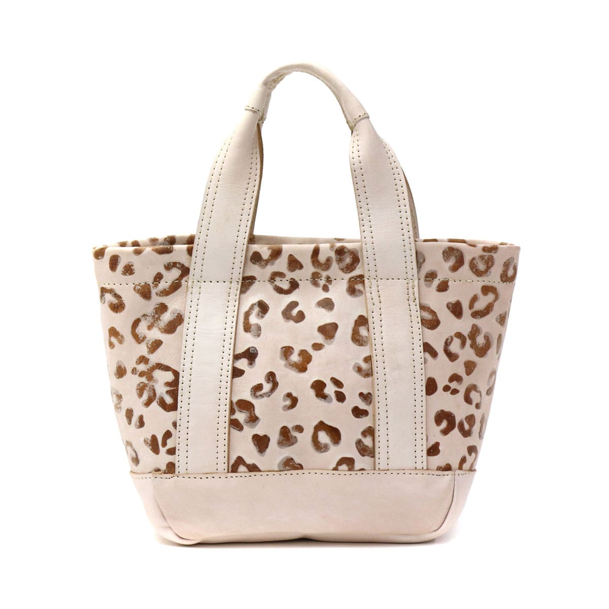 正規品 ロビタ バッグ robita トート batik トートバッグ 小さめ 軽い 革 本革 レディース レオパード柄ハンドメイド BK-003