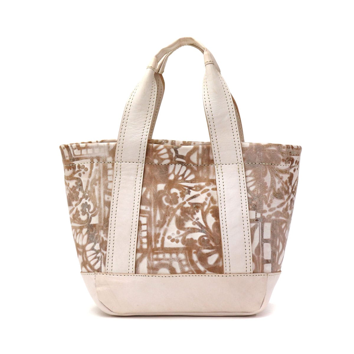 正規品 ロビタ バッグ robita トート batik トートバッグ 小さめ 軽い 革 本革 レディース レオパード柄ハンドメイド BK-003