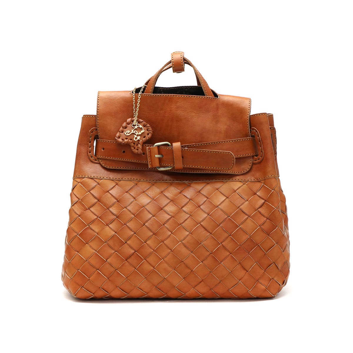 正規品 ロビタ リュックサック robita バッグ anyam nya robita リュック おしゃれ 本革 小さめレディース かぶせ B5 編み込み 革 ハンドメイド AN-243