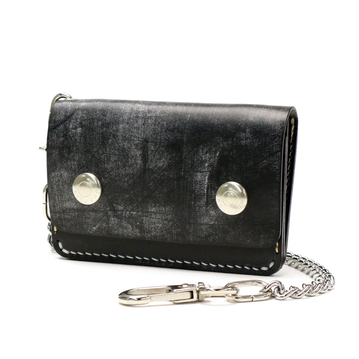 正規取扱店 レッドムーン 財布 REDMOON トラッカーウォレット 小銭入れ コインケース 二つ折り フラップ 本革 ブライドルレザー ウォレットチェーン 日本製 メンズ TWLC-MID