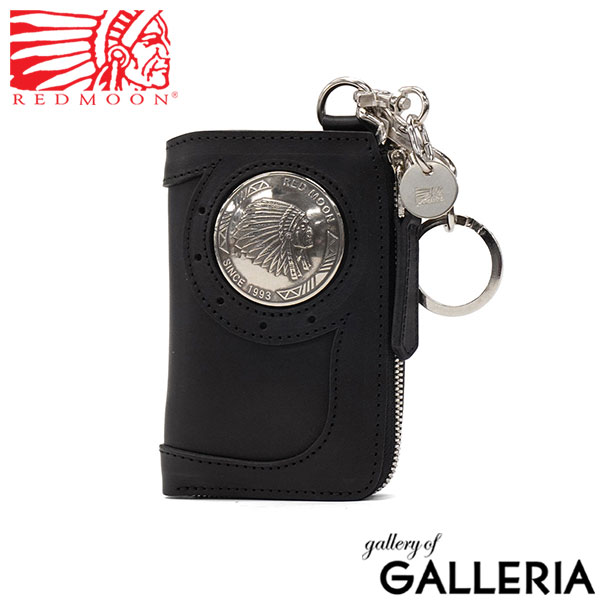 REDMOON レッドムーン 財布 日本製 おしゃれ プレゼント 本革 レザー L字ファスナー 小銭入れあり コンチョ 51mmコンチョ付きL型ジップウォレット BAREBACK-01A51