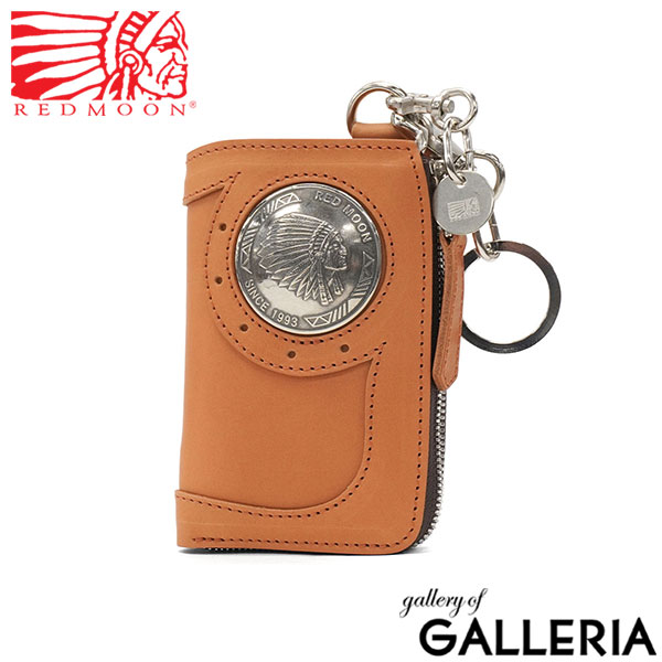 REDMOON レッドムーン 財布 日本製 おしゃれ プレゼント 本革 レザー L字ファスナー 小銭入れあり コンチョ 51mmコンチョ付きL型ジップウォレット BAREBACK-01A51
