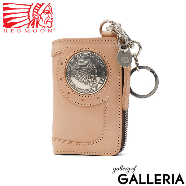 REDMOON レッドムーン 財布 日本製 おしゃれ プレゼント 本革 レザー L字ファスナー 小銭入れあり コンチョ 51mmコンチョ付きL型ジップウォレット BAREBACK-01A51