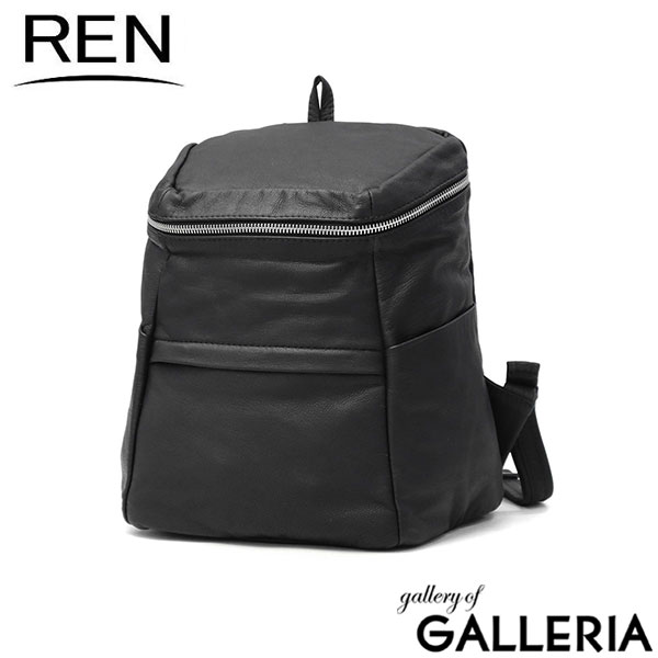 REN リュック レディース レン バッグ カバン 軽量 小さめ おしゃれ きれいめ ナチュラル リュックサック 本革 やぎ革 レザー ミニ ミニリュック コンパクト A5 bare ベアー ボックスリュック 1-11-35665