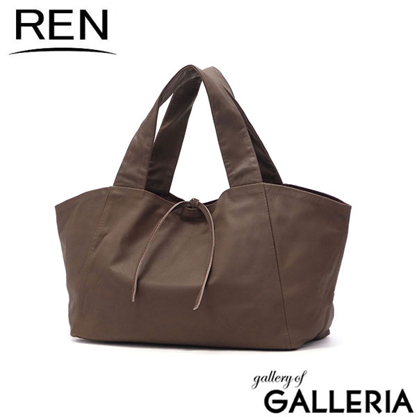 REN トートバッグ レディース 小さめ レン 軽量 革 レザー 本革 山羊革 トート バッグ ヨコ型 カジュアル ブランド おしゃれ 大人 A5 レザーバッグ bare ベアー ダックストートS 1-11-20611