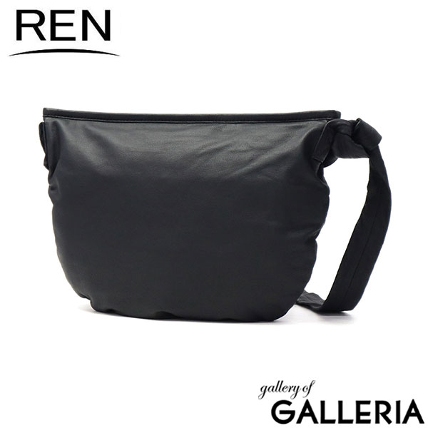 REN ショルダーバッグ メンズ レディース 斜めがけバッグ 小さめ レン 大人 軽量 本革 レザー B5 シンプル カジュアル 小さい ショルダー 山羊革 ファスナー付き おしゃれ bare zipサークルショルダーS 1-11-30640