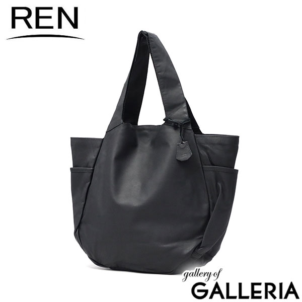 REN トートバッグ レディース 大きめ レン 軽量 革 レザー 本革 山羊革 トート バッグ A4 カジュアル ブランド おしゃれ 大人 レザーバッグ 経年変化 bare ベアー パンプキンサックM 1-11-20622