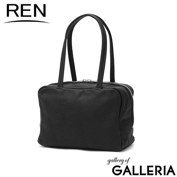 REN ボストンバッグ レディース レン 小さめ ブランド レザー 革 バッグ 軽量 軽い 本革 豚革 カジュアル きれいめ 上品 シンプル おしゃれ 肩掛け 日本製 A5 hallie スクエアダッフルXS 1-30-15150