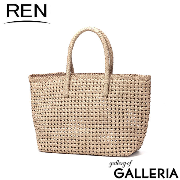 REN トートバッグ レディース 小さめ レン バッグ 軽量 ブランド 大人 女性 ヤギ革 ゴートメッシュ 本革 革 レザー メッシュ 手編み レザートート B5 ミニトート レザー カジュアル #16 バスケットS 1-16-26341