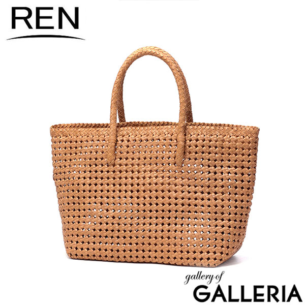 REN トートバッグ レディース 小さめ レン バッグ 軽量 ブランド 大人 女性 ヤギ革 ゴートメッシュ 本革 革 レザー メッシュ 手編み レザートート B5 ミニトート レザー カジュアル #16 バスケットS 1-16-26341
