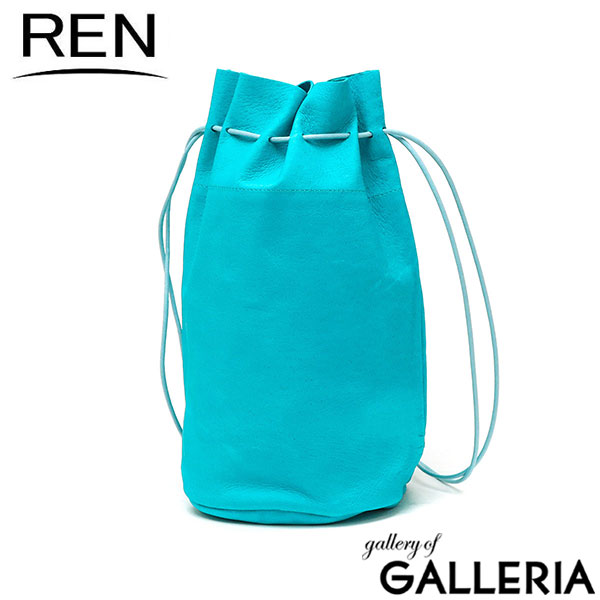 REN ショルダーバッグ レディース レン バッグ ショルダー 斜めがけ 軽量 小さめ コンパクト ミニ ポシェット 本革 革 レザー ブランド 大人 巾着 シンプル 縦型 日本製 HALLIE #30 キャニスターボトル 1-30-16201