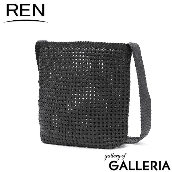レン ショルダーバッグ レディース 斜めがけ ブランド REN バッグ 大人 軽量 上品 女性 かごバッグ ゴートメッシュ 本革 革 やぎ革 レザー メッシュ B5 縦型 #16 ボックスショルダー 1-16-26312