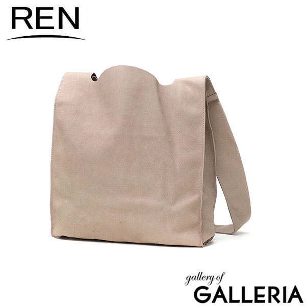 REN ショルダーバッグ メンズ レディース 大きめ レン バッグ ショルダー 斜めがけ ブランド A4 本革 革 レザー 大人 シンプル おしゃれ 肩掛け 日本製 HALLIE #30 レジブクロ ショルダー 1-30-13122