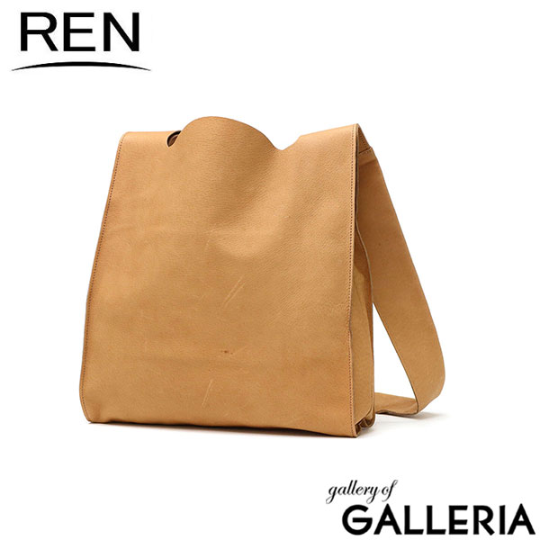 REN ショルダーバッグ メンズ レディース 大きめ レン バッグ ショルダー 斜めがけ ブランド A4 本革 革 レザー 大人 シンプル おしゃれ 肩掛け 日本製 HALLIE #30 レジブクロ ショルダー 1-30-13122