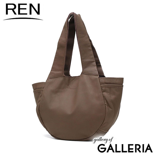 REN トートバッグ レディース レン バッグ 小さめ 軽量 軽い 革 レザー 本革 山羊革 トート ブランド おしゃれ 大人 レザーバッグ コンパクト 上品 A5 #11 BARE ベアー パンプキンサックS 1-11-20621