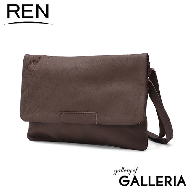 REN ショルダーバッグ クラッチバッグ レディース レン バッグ 斜めがけ 小さめ 大人 軽量 軽い 革 レザー 本革 斜めがけバッグ ブランド おしゃれ 上品 2WAY #11 BARE ベアー クラッチショルダー XS 1-11-30670