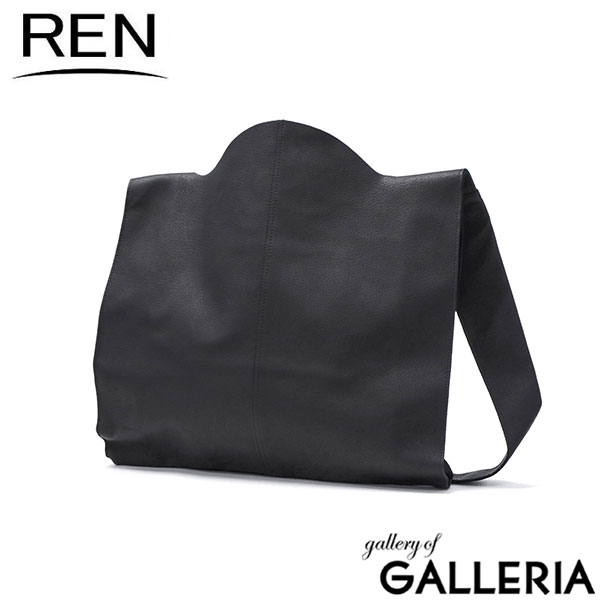 REN ショルダーバッグ メンズ レディース 大きめ 大容量 斜めがけ レン バッグ 革 本革 レザー A4 ブランド 大人 ショルダー 肩掛け シンプル 日本製 おしゃれ HALLIE #30 レジブクロ ショルダーL 1-30-13123